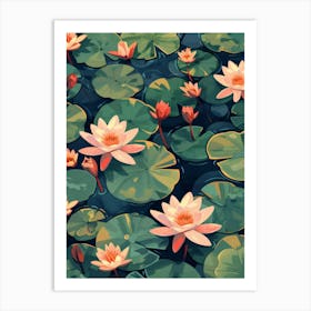 Water Lilies 14 Art Print