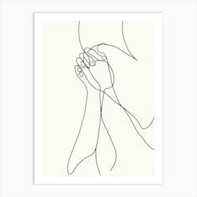 One Line Drawing Art Print