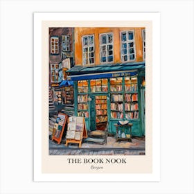 Bergen Book Nook Bookshop 2 Poster Art Print