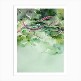 Squid II Storybook Watercolour Art Print