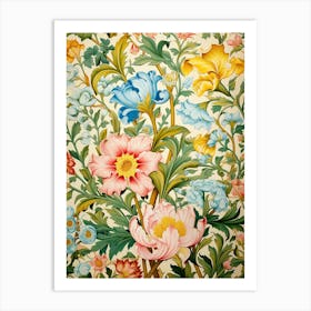 William Morris Floral Wallpaper 12 Art Print