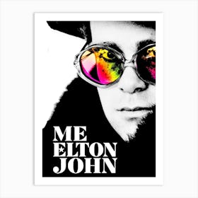 Me Elton John Art Print