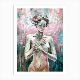 Beautiful nude art Art Print