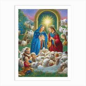 Nativity 4 Art Print