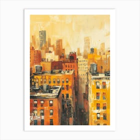 New York City Skyline 1 Art Print