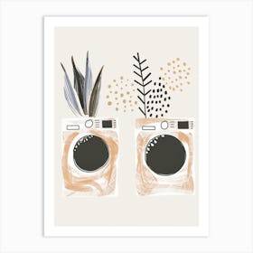 Two Washing Machines 2 Art Print