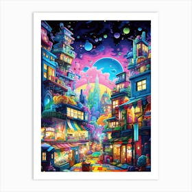 Cityscape 3 Art Print