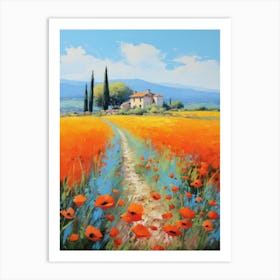 Poppy Field 1 Art Print