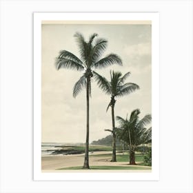 Bateau Bay Beach Australia Vintage Art Print