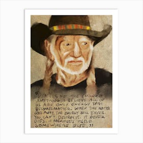 Willie Nelson Art Print