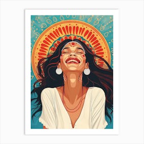 Happy Girl 1 Art Print