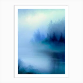 Fog Waterscape Impressionism 1 Art Print