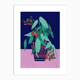 Begony Plant Art Print