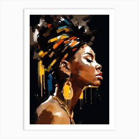 African Woman 62 Art Print