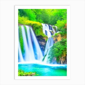 Kravice Waterfalls, Bosnia And Herzegovina Realistic Photograph (1) Art Print