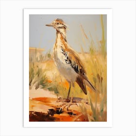 Bird Painting Roadrunner 1 Art Print