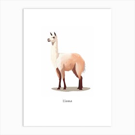 Llama Kids Animal Poster Art Print