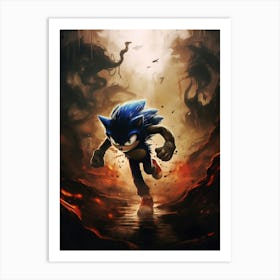 Sonic The Hedgehog 16 Art Print