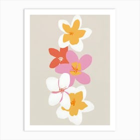 Hawaiian Flowers Art Print