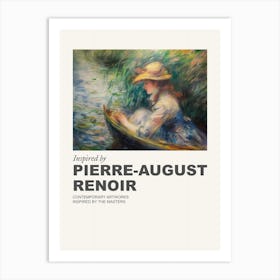 Museum Poster Inspired By Pierre August Renoir 2 Art Print