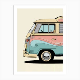 Vw Camper Van Affiche