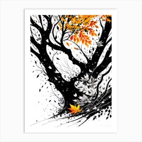 Autumn Tree 3 Art Print