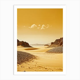 Desert Landscape 136 Art Print