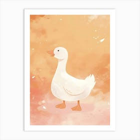 Duck Painting Art Print