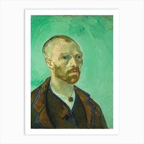 Van Gogh - Self Portrait (Dedicated To Paul Gauguin) Art Print