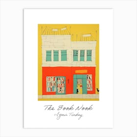 Izmir Turkey The Book Nook Pastel Colours 3 Poster Art Print