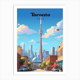 Toronto Canada Skyscraper Modern Travel Art Art Print