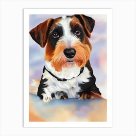 Biewer Terrier 3 Watercolour Dog Art Print