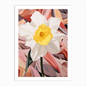 Daffodil 1 Flower Painting Art Print