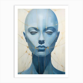 'The Blue Woman' Art Print