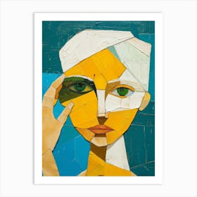 Face Of A Woman 111 Art Print