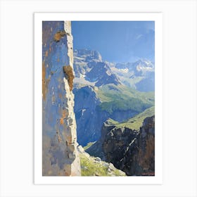 'The Rocky Cliffs' Art Print