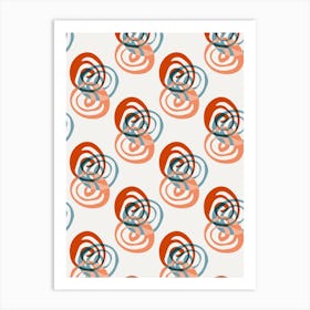 Abstract Swirls Art Print