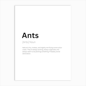 Ants Definition Meaning Affiche