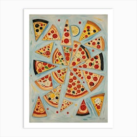 Pizza Slices no2 Art Print