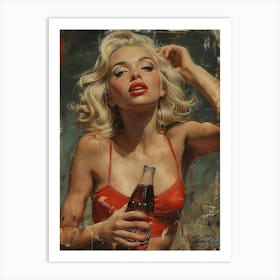 Pin Up Girl 1 Art Print