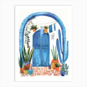 Blue Door 64 Art Print