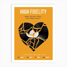High Fidelity Movie Art Print