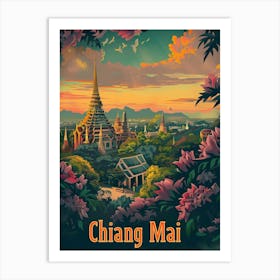 Chiang Mai 2 Art Print