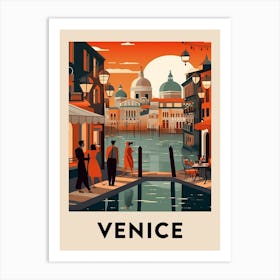 Vintage Travel Poster Venice 5 Art Print