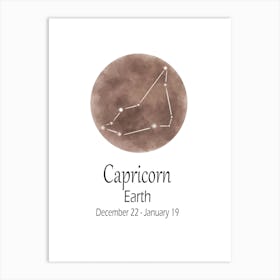 Capricorn Art Print