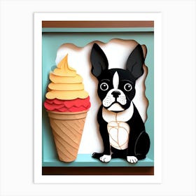 Boston Terrier 74 Art Print