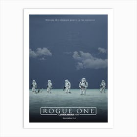 Rogue one a Art Print