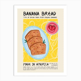 Banana Bread Art Print