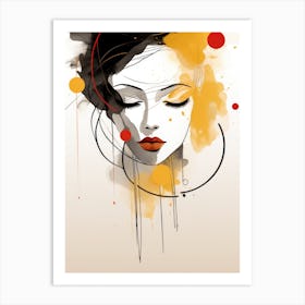 Abstract Of A Woman 24 Art Print