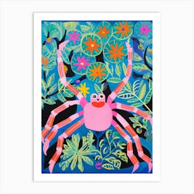 Maximalist Animal Painting Spider 2 Art Print